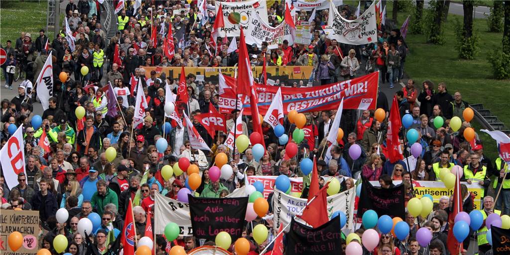 DGB-Kundgebung light auf dem Friedensplatz - der 1. Mai wird digital DGB-Kundgebung light auf dem Friedensplatz - der 1. Mai wird digital