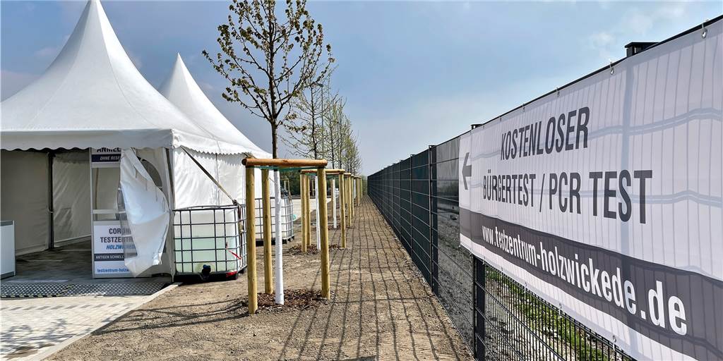 In Holzwickede ist das sechste Corona-Testzentrum an den Start gegangen