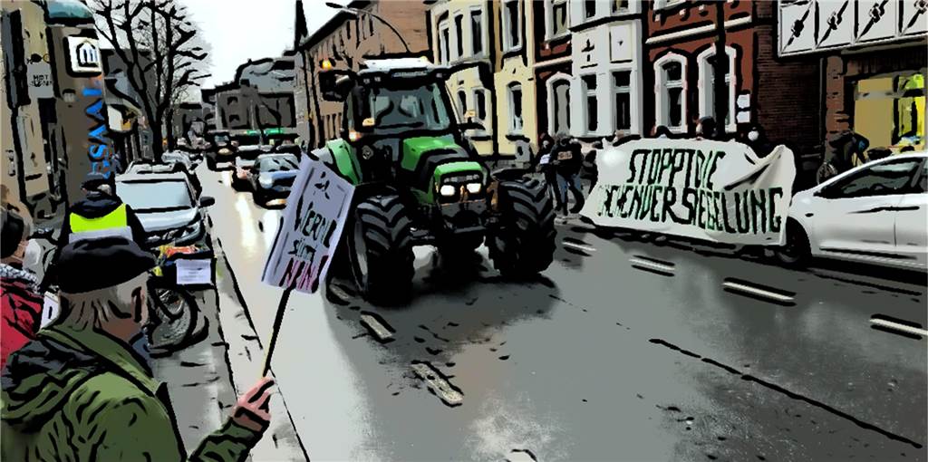 Gewerbegebiet in Werne: So könnte es zum Bürgerentscheid kommen Am Kolpinghaus in Werne kam es im Vorfeld einer Ausschusssitzung zu Demonstrationen. Nun streben einige Initiatoren ein Bürgerbegehren gegen die Planungen für ein Industrie- und Gewerbegebiet an.
