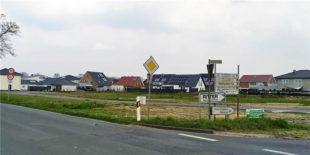 Startschuss rückt näher: Firma nennt Termin für Ächterheide-Projekt Auf dem großen Grundstück im Baugebiet Ächterheide entstehen 56 Wohnungen. Jetzt steht auch der Termin für den Baubeginn fest.