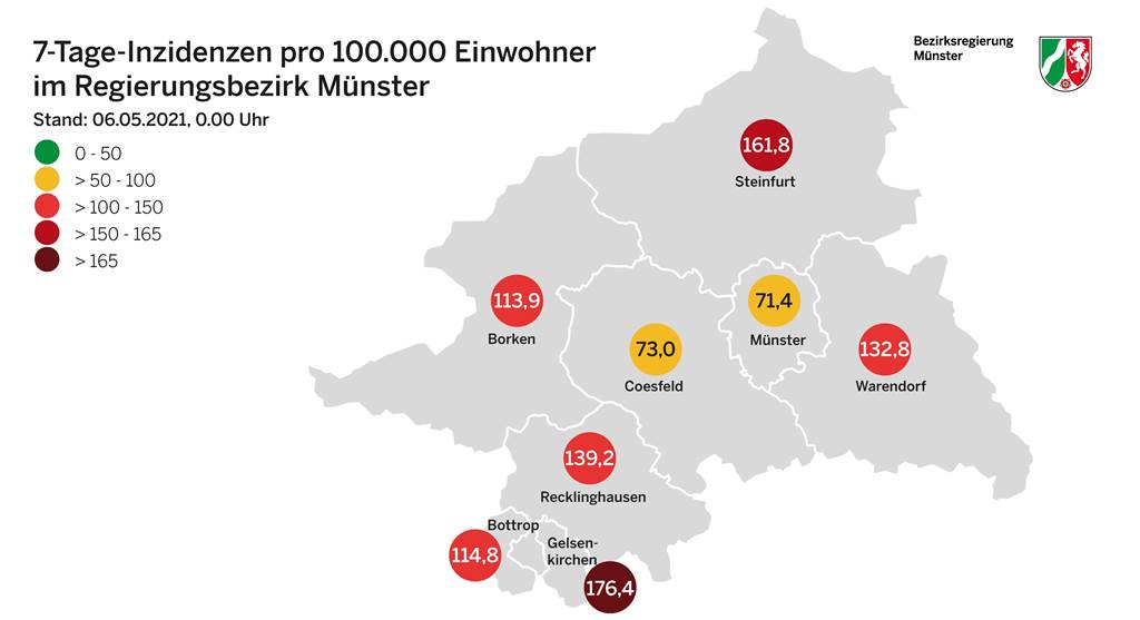 Corona-Liveblog: Inzidenz bleibt zweiten Tag unter der 100