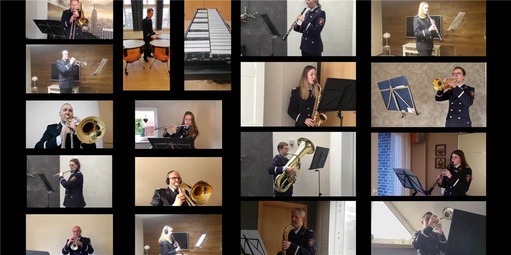 Mitgliedern des Heeker Musikvereins fehlen die Proben und Konzerte Die Musiker des Heeker Musikvereins sind wegen der Coronabeschränkungen kreativ geworden. So spielten sie ihren Ostergruß gemeinsam, aber jeder von zu Hause aus.