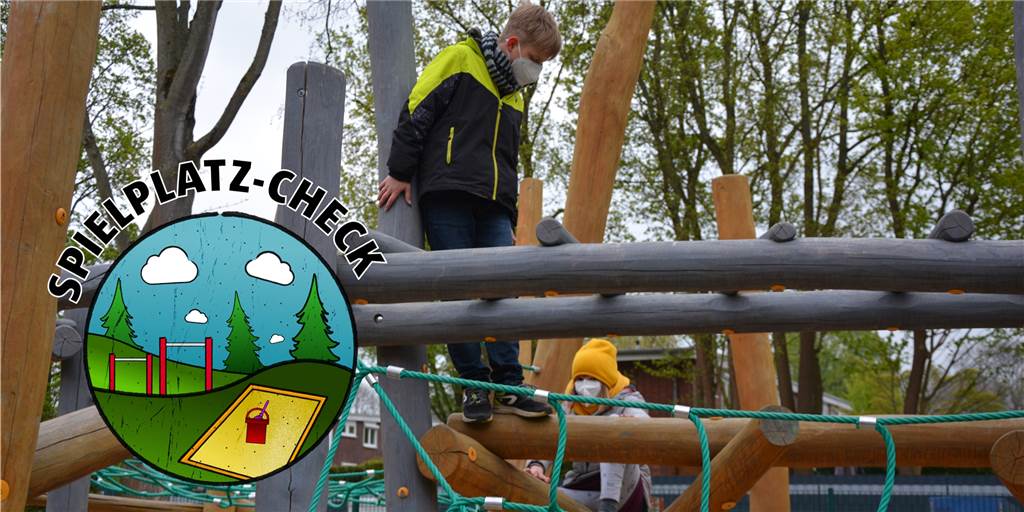Dortmunder Spielplatz überzeugt mit Geisterbahn-Stil – und ganz neuen Geräten Die beiden elfjährigen Zwillinge Moritz (l.) und Franziska kennen sich aus auf dem Spielplatz an der Akazienstraße. Am meisten Spaß haben die beiden auf dem Klettergerüst.