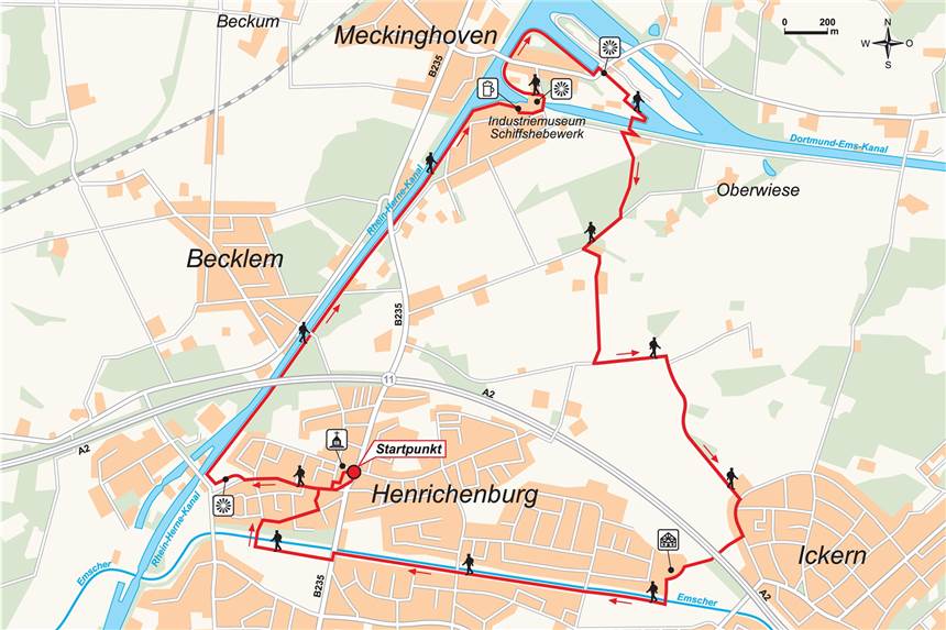 Rundwanderweg durch das schöne Henrichenburg Rundwanderweg durch das schöne Henrichenburg