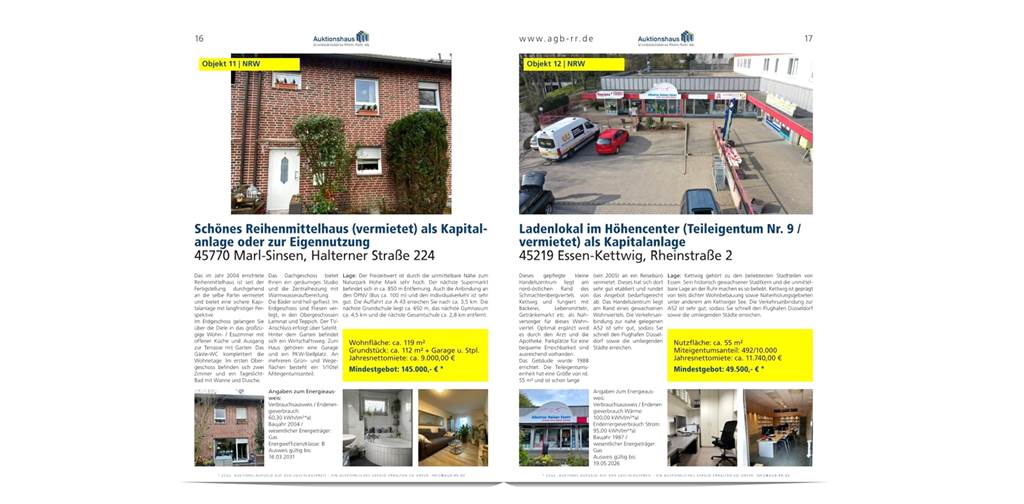 Statt Immo-Scout: Ein Haus kann man auch bei einer Auktion kaufen Statt Immo-Scout: Ein Haus kann man auch bei einer Auktion kaufen