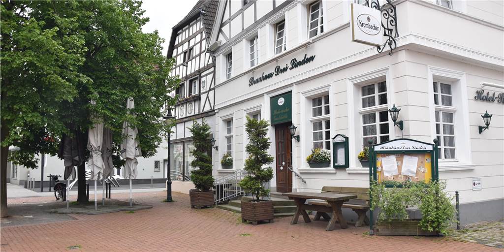 Biergärten vor möglicher Öffnung: Wenig Jubel bei Gastronomen in Lünen Die Außengastronomie vor dem Brauhaus Drei Linden darf vielleicht schon am Samstag wieder öffnen. Gastronom Frank Teschler wird aber wohl erst Anfang Juni wieder ausschenken.