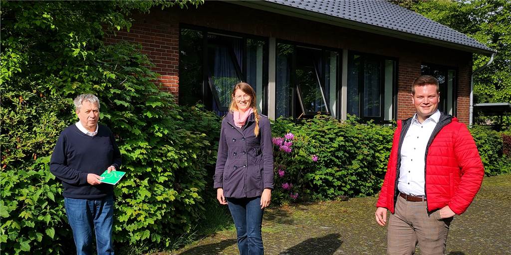 Musikern juckt es in den Fingern, wieder gemeinsam zu spielen Karl-Heinz Mensing, Katharina Kahmen und Tim Tecker (v.l.) vom Spielmannszug Oeding schauen positiv auf das 70. Vereinsjahr.