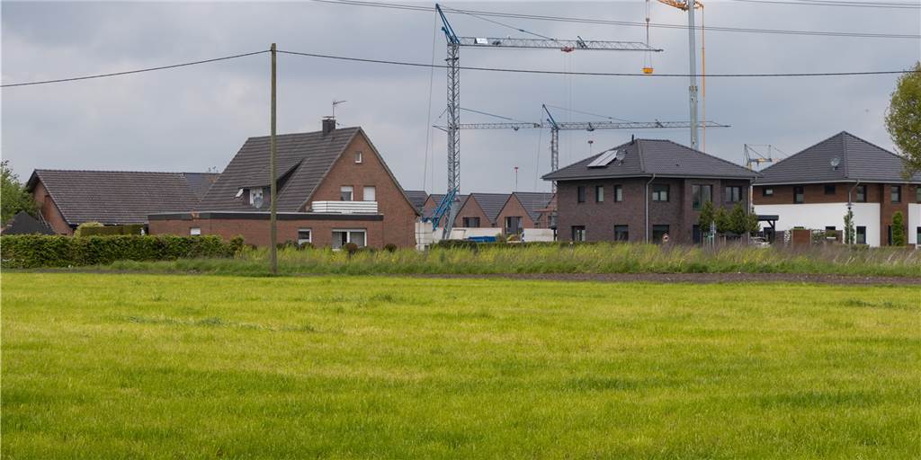 Wer steht vorne auf der Liste für Baugrundstücke? Kriterien geändert Das Baugebiet Burloer Straße West in Oeding. Elf Baugrundstücke will die Gemeinde jetzt an einheimische Bewerber verkaufen.