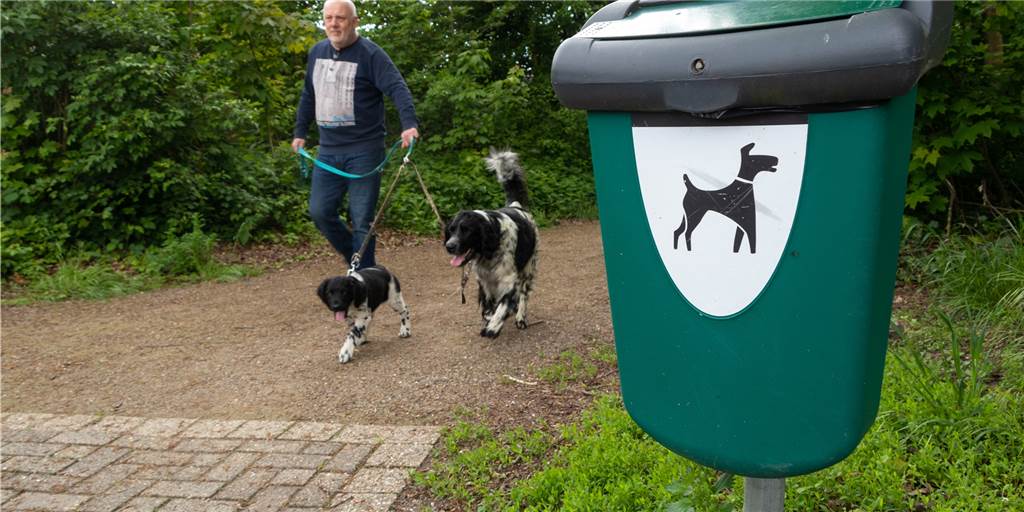 Hier sollen sie hinein, die mit den Hinterlassenschaften der Hunde gefüllten Beutel. Es könnten ein paar Mülleimer mehr sein, meinen viele Hundehalter.