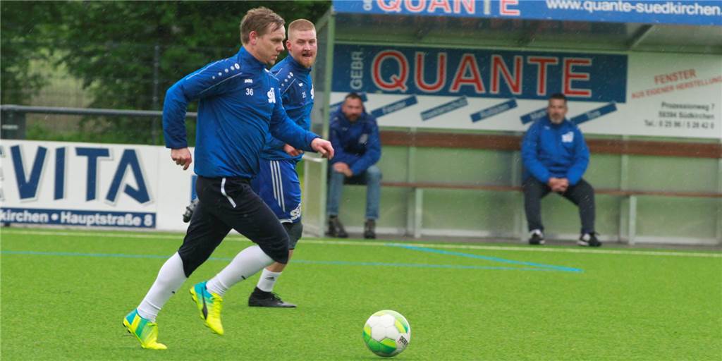 Freude statt Sorgen: Der SV Südkirchen trainiert erstmals in 2021 Julian Rohlmann nahm ersten Training des SV Südkirchen teil.