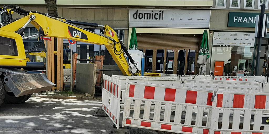 Eine Bewirtung im Außenbereich gibt es am Domicil derzeit noch nicht, obwohl es Corona-bedingt wieder möglich wäre.