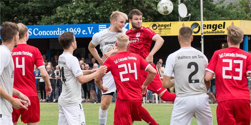 Die Entscheidung über die Austragung der Stadtmeisterschaft ist gefallen Damals setzte sich im Finale Concordia Flaesheim (rot) mit 3:2 gegen den TuS Haltern am See durch.