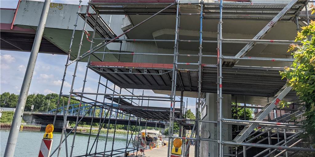 Baustart: Kanalbrücke in Dorsten wird für zwei Wochen gesperrt Die Bauarbeiten an der Hochstadenbrücke über den Kanal haben begonnen.