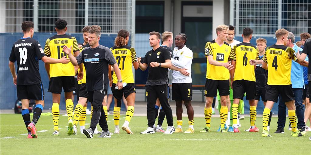 Die BVB-U23 setzte sich mit 3:2 in Paderborn durch.