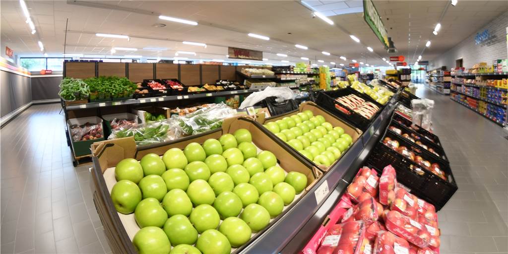 Neuer Aldi in Selm: Supermarkt an der Kreisstraße hat jetzt geöffnet Der neue Aldi an der Kreisstraße ist wesentlich größer als der an der Alten Zechenbahn.