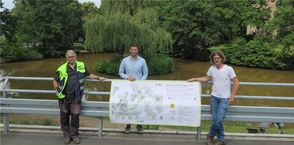 Das Mühlenteich-Umfeld in Gahlen wird neu gestaltet Das Mühlenteich-Umfeld in Gahlen wird neu gestaltet