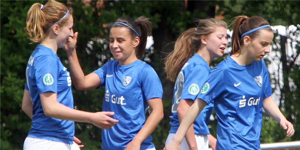 Sarah Grünheid: „Ich bin eigentlich kein Mensch, der gerne wechselt“ Sarah Grünheid, hier noch im Trikot des VFL Bochum, schnürt die Fußballschuhe ab sofort für den BV Borussia Bocholt.