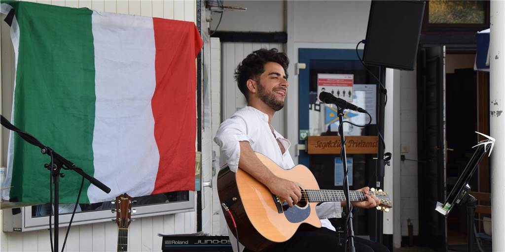 „Bella Italia“ mit Künstler Christian Meringolo am Halterner Stausee „Bella Italia“ mit Künstler Christian Meringolo am Halterner Stausee