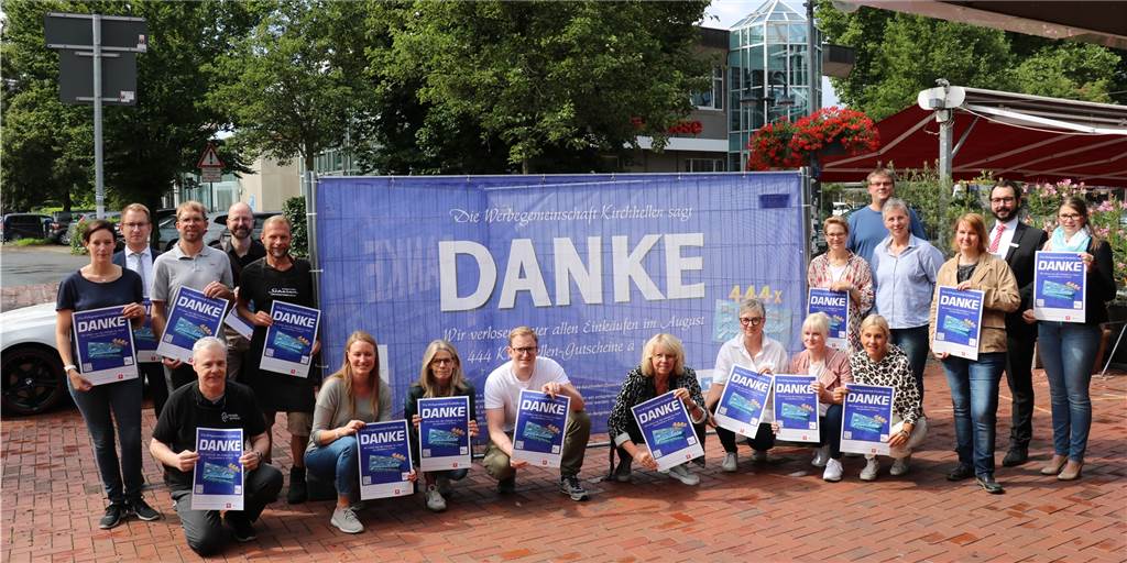 Werbegemeinschaft Kirchhellen bedankt sich für die Kundentreue In insgesamt 22 verschiedenen Geschäften können Kunden ein Glückslos erhalten. Welche Geschäfte das sind, erkennen se an den Plakaten in den jeweiligen Schaufenstern.
