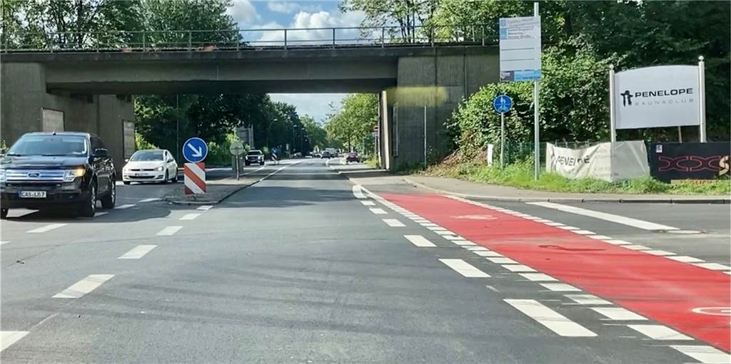 Der Westring war lange Baustelle. Erst war der EUV hier tätig, dann auch noch der Kreis Recklinghausen.