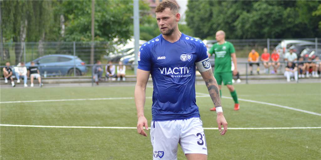 „Körperlich sind alle am Ende“ - Beim TuS Haltern sind alle im roten Bereich Der Einsatz von David Loheider, Stürmer des TuS Haltern am See, ist für das nächste Testspiel noch fraglich.