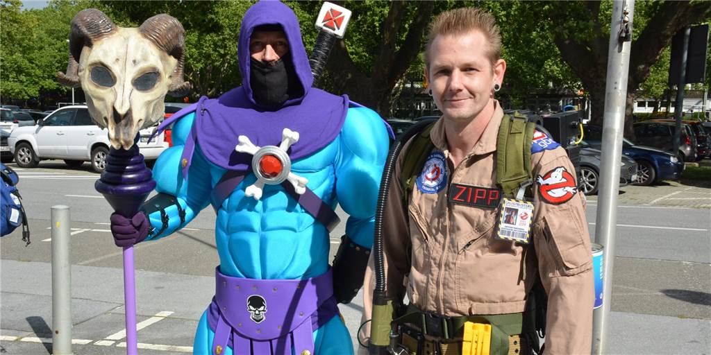 Events müssen dringend wieder häufiger stattfinden – für die Gesundheit Solche Kostüme sind sicher nicht jedermanns Sache. Aber die gute Laune der Comic-Con-Fans war ansteckend.