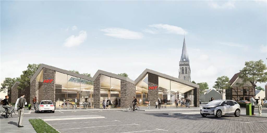 Hit-Markt in Ascheberg: Baustart in wenigen Wochen für neuen Vollsortimenter So soll der HIT-Supermarkt in Ascheberg aussehen.