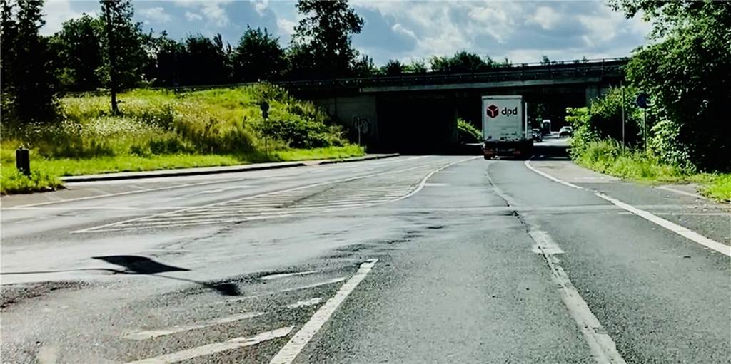 Der Westring ist aufwendig saniert worden. Aber an der A42-Ausfahrt hat sich nichts getan.