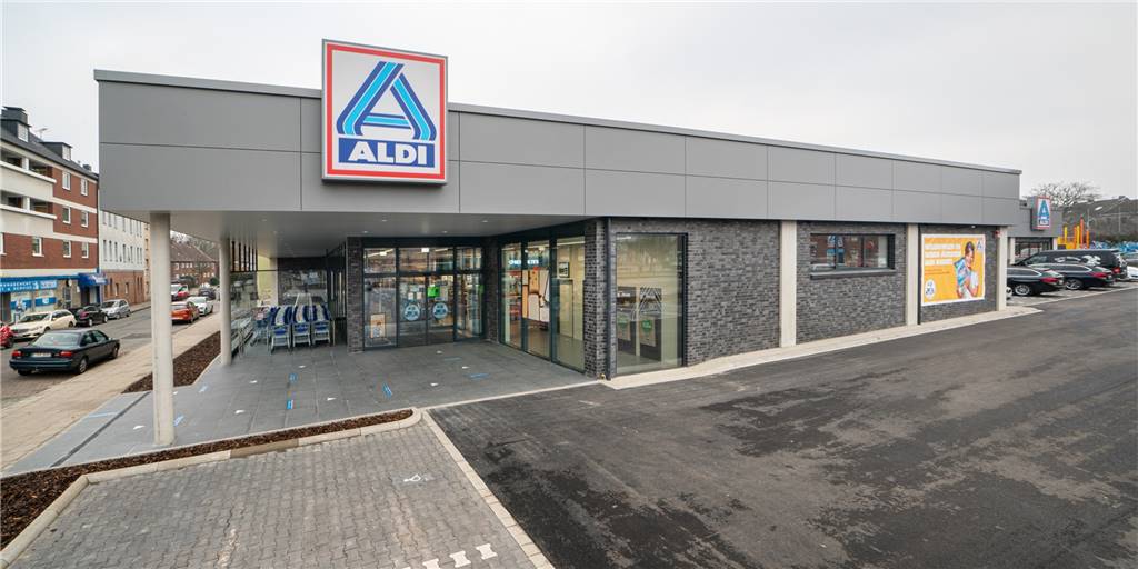 Aldi in Ascheberg rechnet mit Baugenehmigung in wenigen Tagen So wie dieser Aldi in Essen-Schonnebeck könnte auch die künftige Aldi-Filiale in Ascheberg an der Lüdinghauser Straße aussehen.