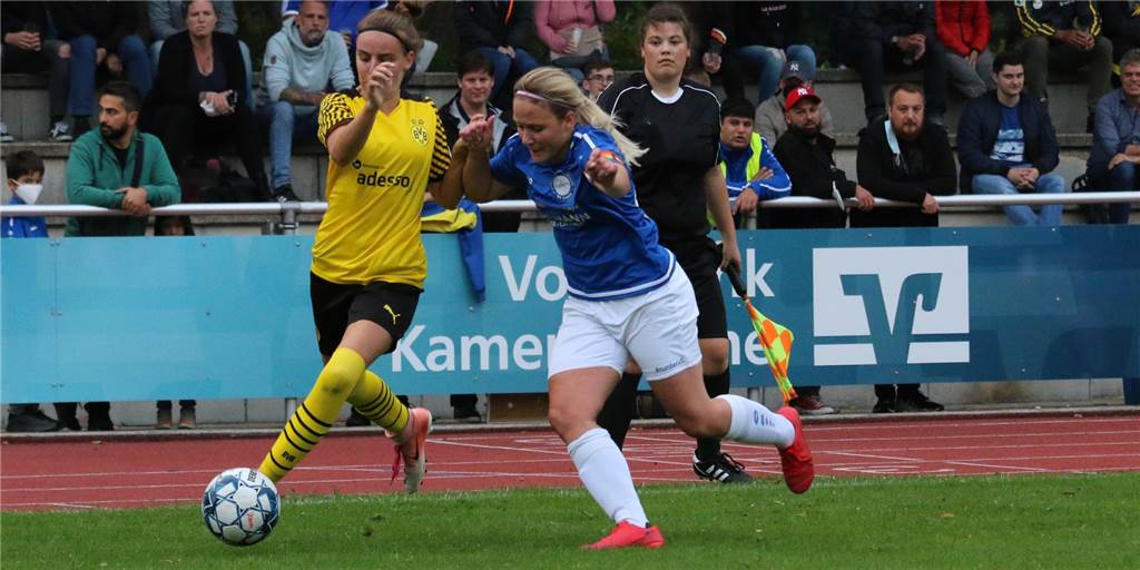 Hochkarätiger Gegner: Damen des Lüner SV treffen in der Liga auf Borussia Dortmund Die BVB-Damen gastieren in der neuen Saison auch beim Lüner SV.