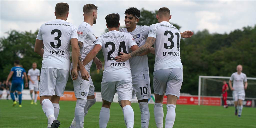 Team-Check: Umbruch 2.0 beim TuS Haltern und eine „instabile Vorbereitung“ Jubeln wollen die Spieler des TuS Haltern am See - wie hier gegen Brünninghausen - in der neuen Saison so oft wie möglich.