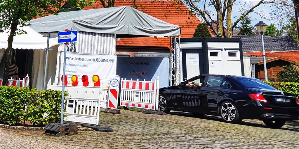 Trotz Impffortschritts: Hunderte Corona-Tests pro Woche in Heek Hunderte Tests werden noch immer pro Woche in der Teststelle auf dem Heeker Marktplatz durchgeführt.