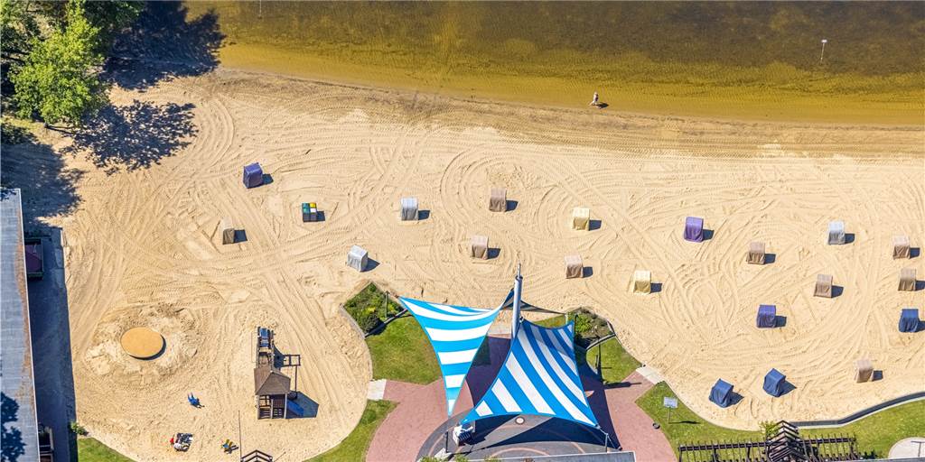 „Absolute Katastrophe“ - Badbetreiber mit Freibadsaison unzufrieden Das Haltern Seebad bleibt je nach Wetterlage noch weiter geöffnet.