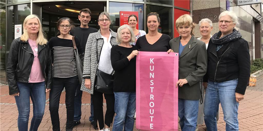 Kunstroute entdeckt beim Comeback neue Ausstellungsorte in Dorsten Acht Künstlerinnen und Künstler werden bei der Kunstroute in der Sparkasse Vest ausstellen, vier weitere im Bürgerpark Maria Lindenhof.