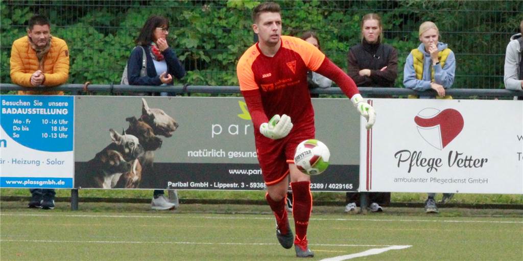WSC-Torwart Luis Klante spielt nach Unfall in der U19 mit Zahnschutz WSC-Torwart Luis Klante spielt nach Unfall in der U19 mit Zahnschutz