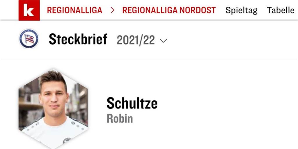 Warum verkauft das Fußballmagazin „Kicker“ Holzwickedes Robin Schultze an Tasmania Berlin? Warum verkauft das Fußballmagazin „Kicker“ Holzwickedes Robin Schultze an Tasmania Berlin?