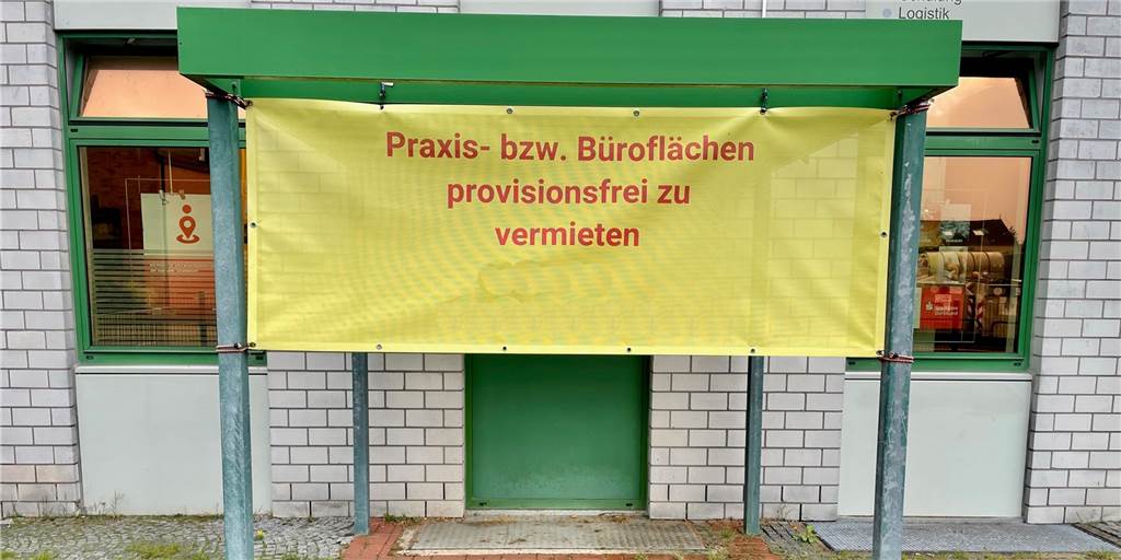 Hier könnte eine Arztpraxis einziehen. Der Hauseigentümer hat schon Interesse signalisiert.