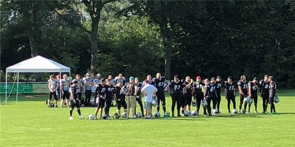 Sichtschutz wie bei Christian Eriksen - Dorsten Reapers und ihre Gegner reagierten vorbildlich Dorsten Reapers - Elsen Knights