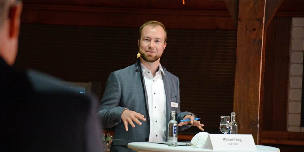 Michael Frieg tritt im Wahlkreis Borken II für die Linkspartei an.