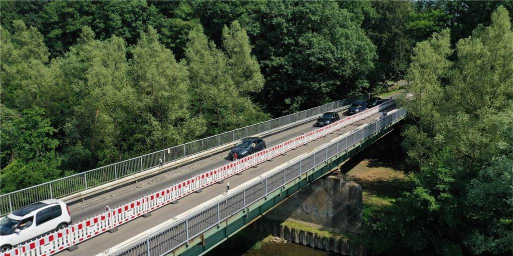 Millionen Euro teure Übergangslösung für marode Lippebrücke in Dorsten Die marode Lippebrücke in Hervest soll übergangsweise mit Behelfselementen ausgerüstet werden.