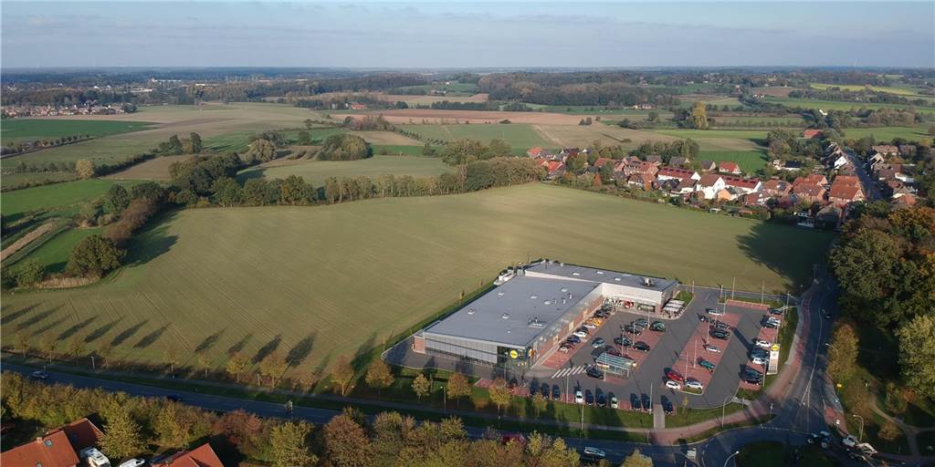 Rund um das Einzelhandelszentrum an der B 236 in Selm-Bork wird das Neubaugebiet Neuenkamp entstehen. Ob dort auch ein Altenheim Platz findet, ist offen.