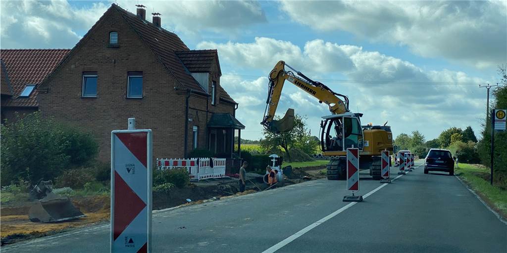 Arbeiten am Radweg von Herbern nach Mersch in vollem Gange Die Arbeiten für den Radweg von Herbern nach Mersch sind bereits in vollem Gange.