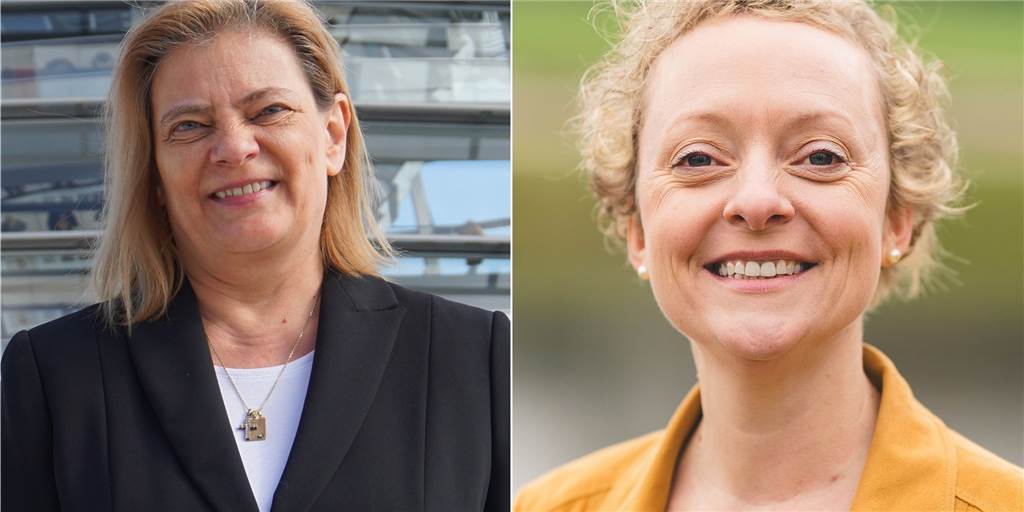 Sabine Weiss (CDU) und Nadine Heselhaus (SPD) über Liste im Bundestag Sabine Weiss (CDU) und Nadine Heselhaus (SPD) ziehen über die Landeslisten ihrer Parteien in den Bundestag ein.