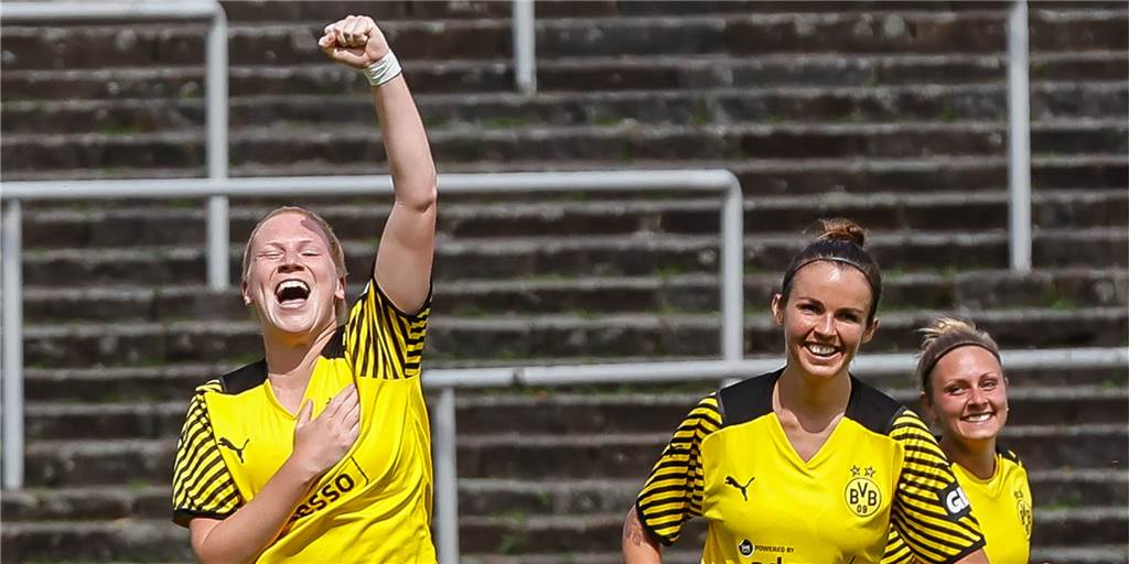 BVB-Frauen starten mit zwei Siegen, ein Dortmunder Team ist noch besser gestartet BVB-Frauen starten mit zwei Siegen, ein Dortmunder Team ist noch besser gestartet