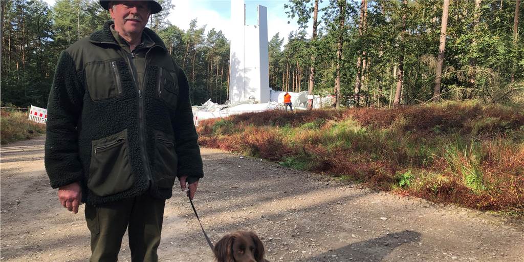 Augenzeuge des Windrad-Unglücks in Haltern: „Auf einmal war der Turm weg“ Heinz Himmelmann beobachtete aus kurzer Entfernung den Einsturz des Windrades.