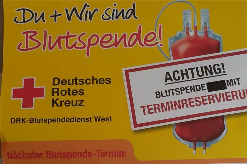 Nach Rekordspende: Blutspende am 18. und 19. Oktober in Herbern Nach Rekordspende: Blutspende am 18. und 19. Oktober in Herbern