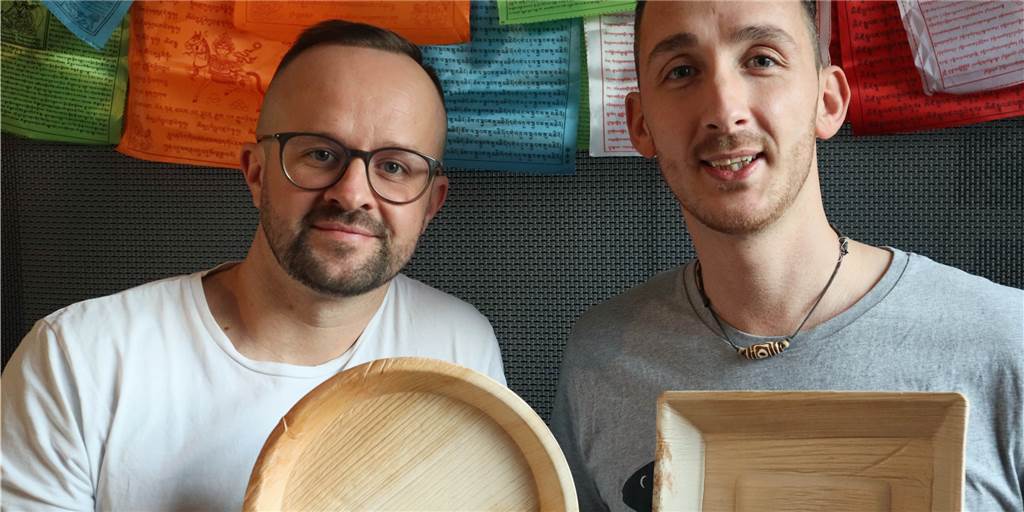 Start-up aus Dorsten ist Finalist beim Deutschen Nachhaltigkeitspreis Paul Harazim (l.) und Adem Serilmez sind mit ihrem Start-up "Pléta" für den Deutschen Nachhaltigkeitspreis Design nominiert.