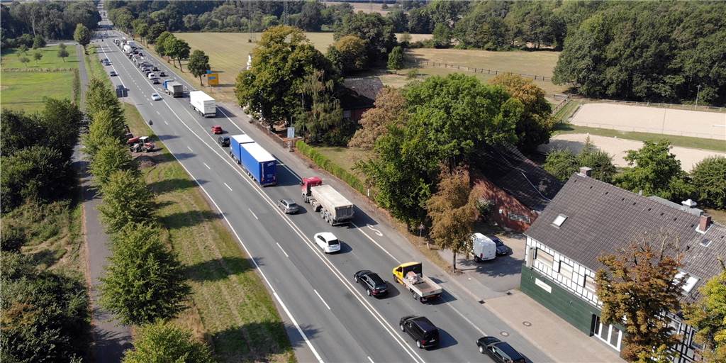 Stau ist ein tägliches Bild auf der B54 (Dortmunder Straße) und B236. 