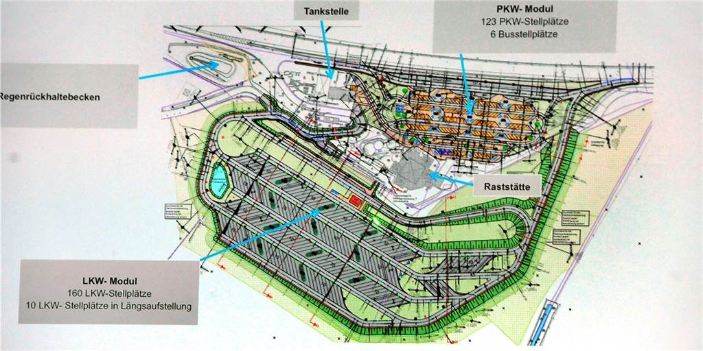 Plan für Ausbau der Raststätte Lichtendorf-Süd muss neu ausgelegt werden Im Oktober 2018 hatte die Deges ihre ersten Pläne für den Ausbau der Autobahn-Raststätte Lichtendorf-Süd öffentlich im Freischütz vorgestellt.