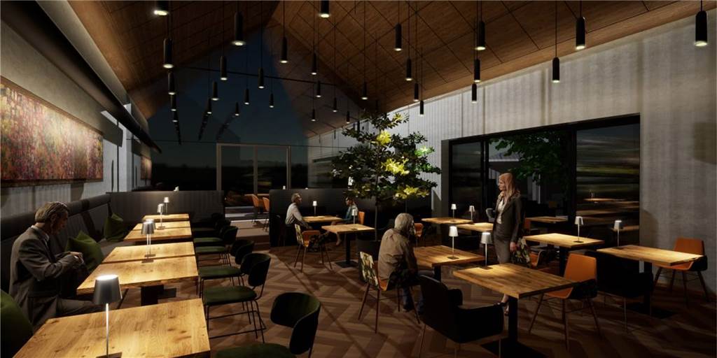 Landhotel Voshövel: Saal wird abgerissen - dafür zwei neue Restaurants Zwei neue Restaurant-Gebäude plant das Landhotel Voshövel. Die Visualisierung zeigt, wie es dort ab Sommer 2022 aussehen soll.